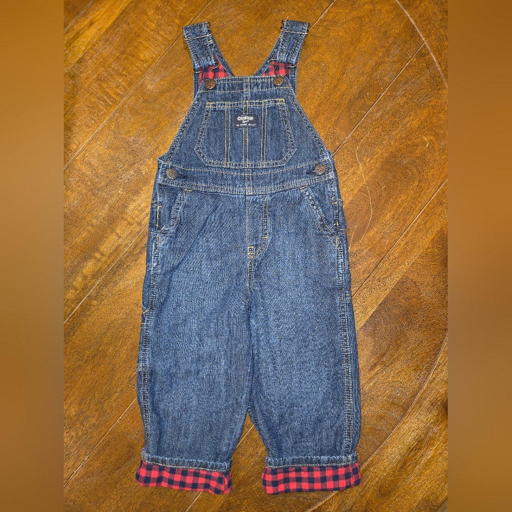 OshKosh B'gosh Blue Denim Overalls for Kids